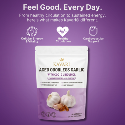 Kavari® Aged Odorless Garlic